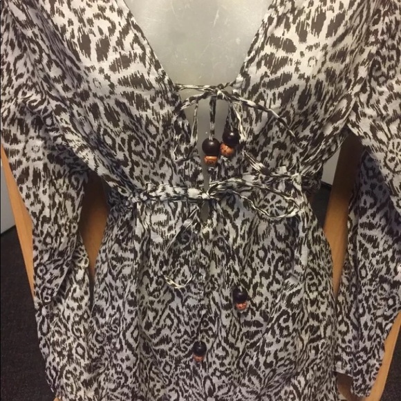 M/L water water every wear boho earthy beach dress - Picture 2 of 6